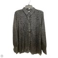 Blouse Long Sleeve By Chicos In Black, Size: M