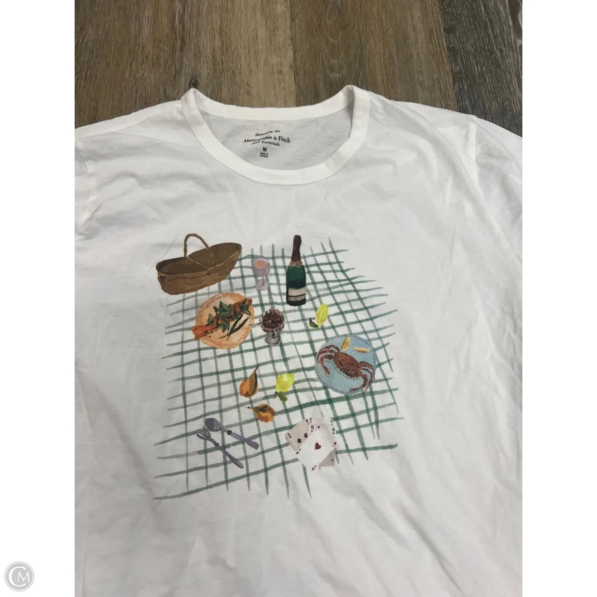 -Top Short Sleeve By Abercrombie And Fitch In Multi-colored, Size: M