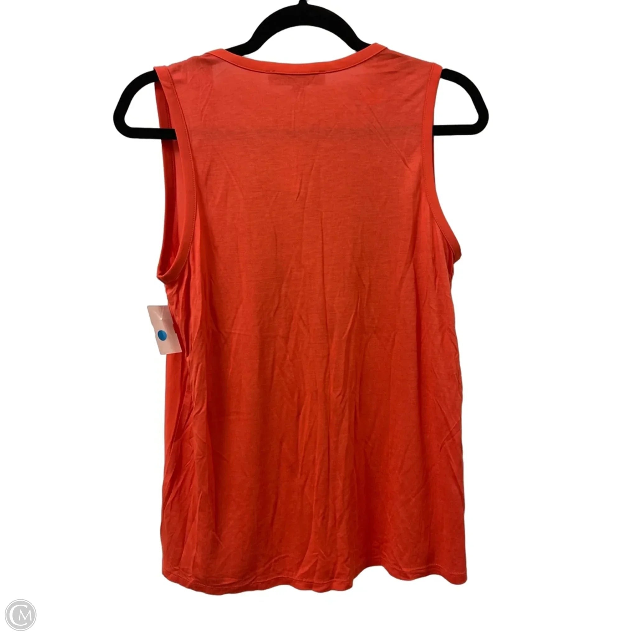 Top Sleeveless By Loft In Orange, Size: S