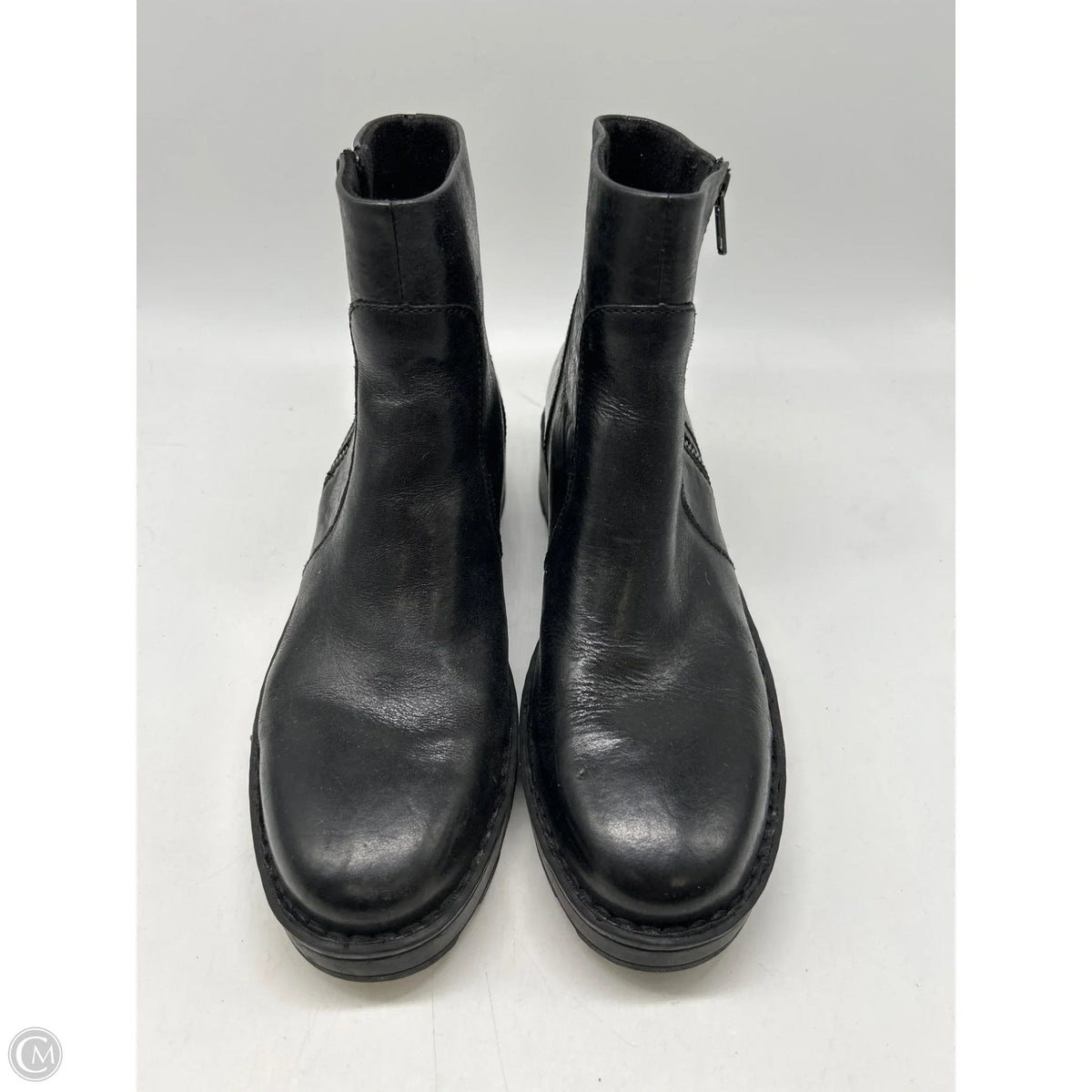 Boots Ankle Flats By Born In Black, Size: 10