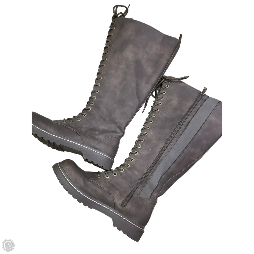 Boots Combat By Torrid In Brown, Size: 9