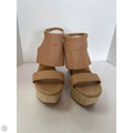 Sandals Heels Block By Cole-haan In Tan, Size: 11