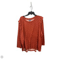 Top 3/4 Sleeve By Democracy In Orange, Size: 3x