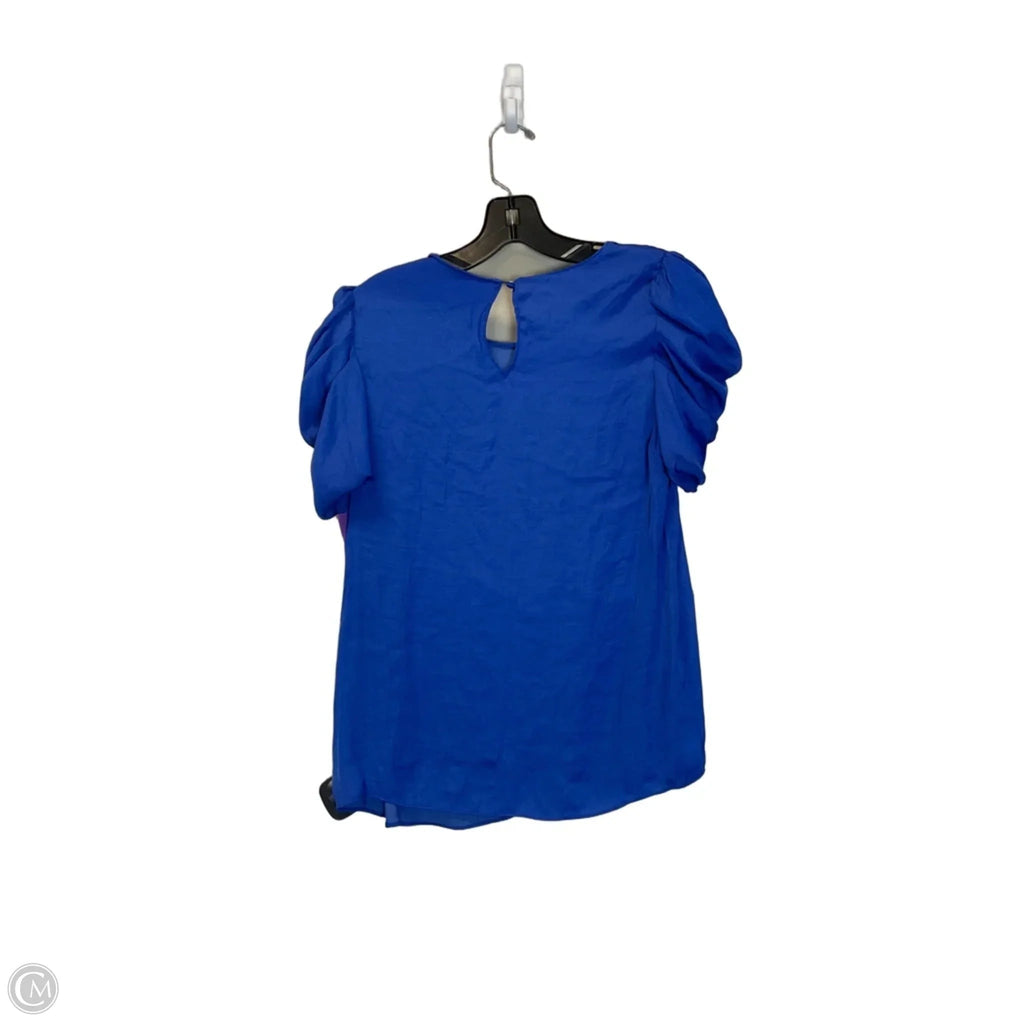 Top Short Sleeve By Naked Zebra In Blue, Size: S