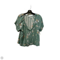 Top Short Sleeve By Clothes Mentor In Green, Size: L