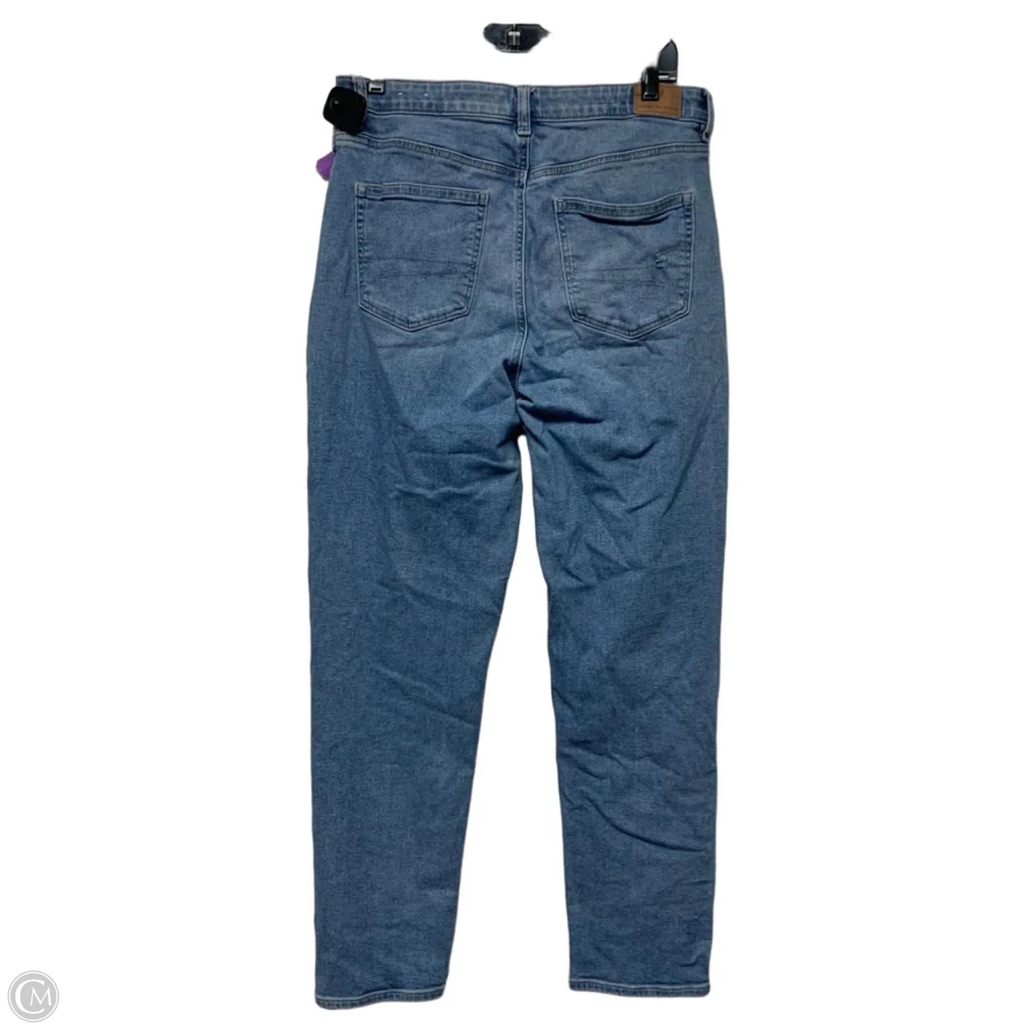 Jeans Wide Leg By Abercrombie And Fitch In Blue Denim, Size: 12
