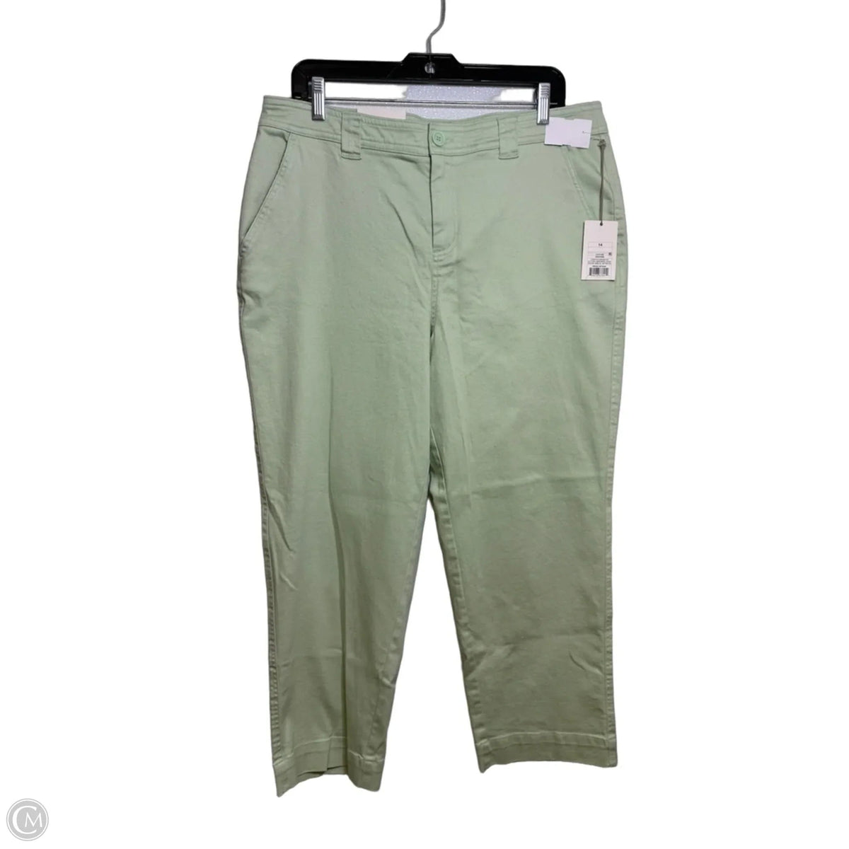 Jeans Flared By A New Day In Green Denim, Size: 14
