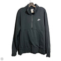 Sweatshirt Collar By Nike Apparel In Black, Size: L