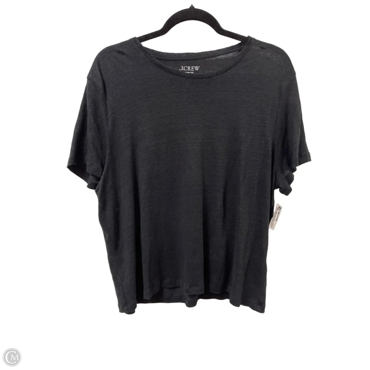 Top Short Sleeve By J. Crew In Black, Size: Xl