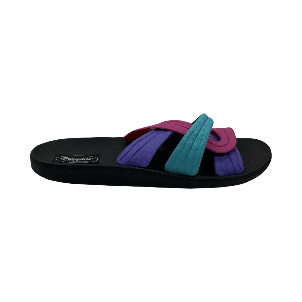 Sandals Flats By Clothes Mentor In Multi, Size:10