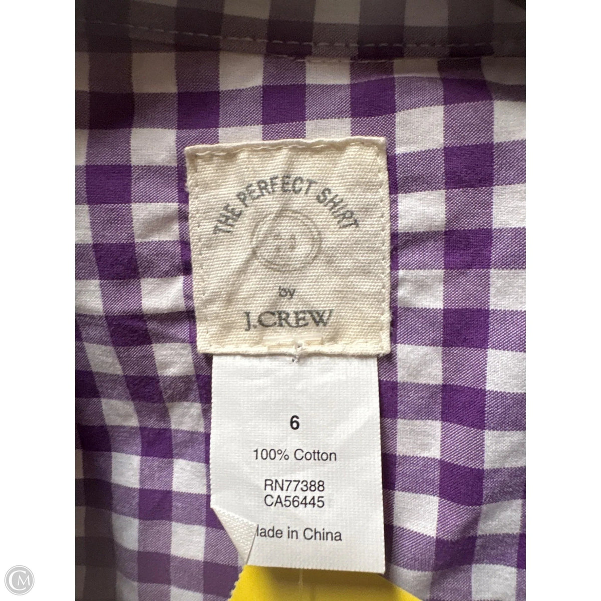 Top Long Sleeve By J. Crew In Purple, Size: S