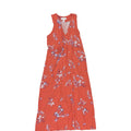 Mat Dress By Motherhood In Orange & Purple, Size:L