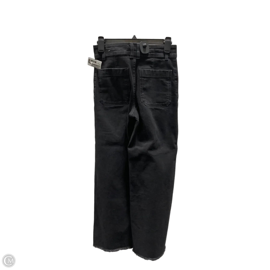 Jeans Wide Leg By Mng In Black, Size: Xs