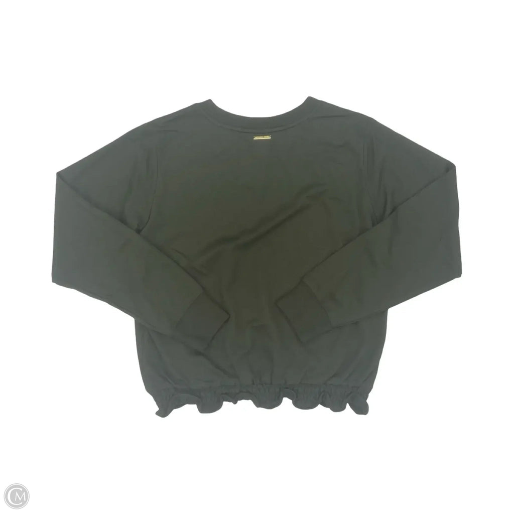 Top Long Sleeve Designer By Michael Kors In Green, Size: M