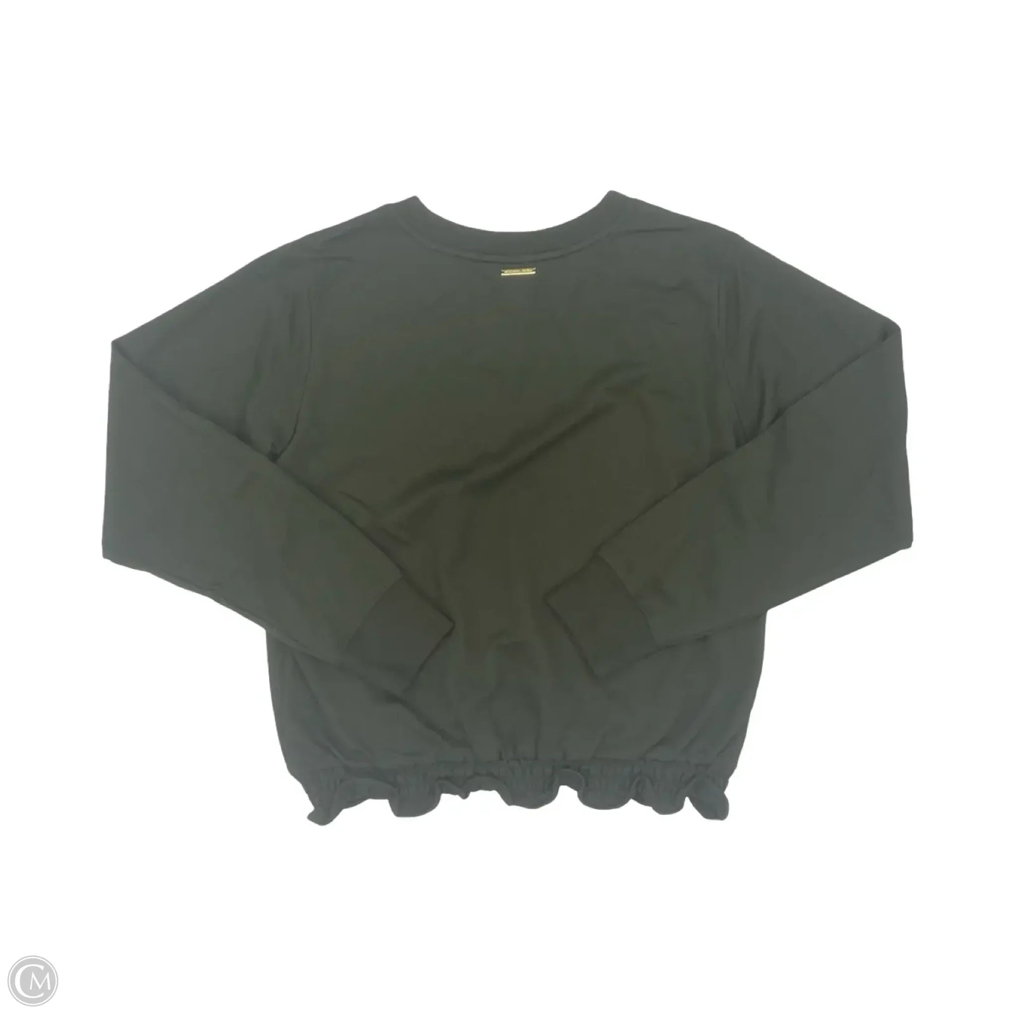 Top Long Sleeve Designer By Michael Kors In Green, Size: M
