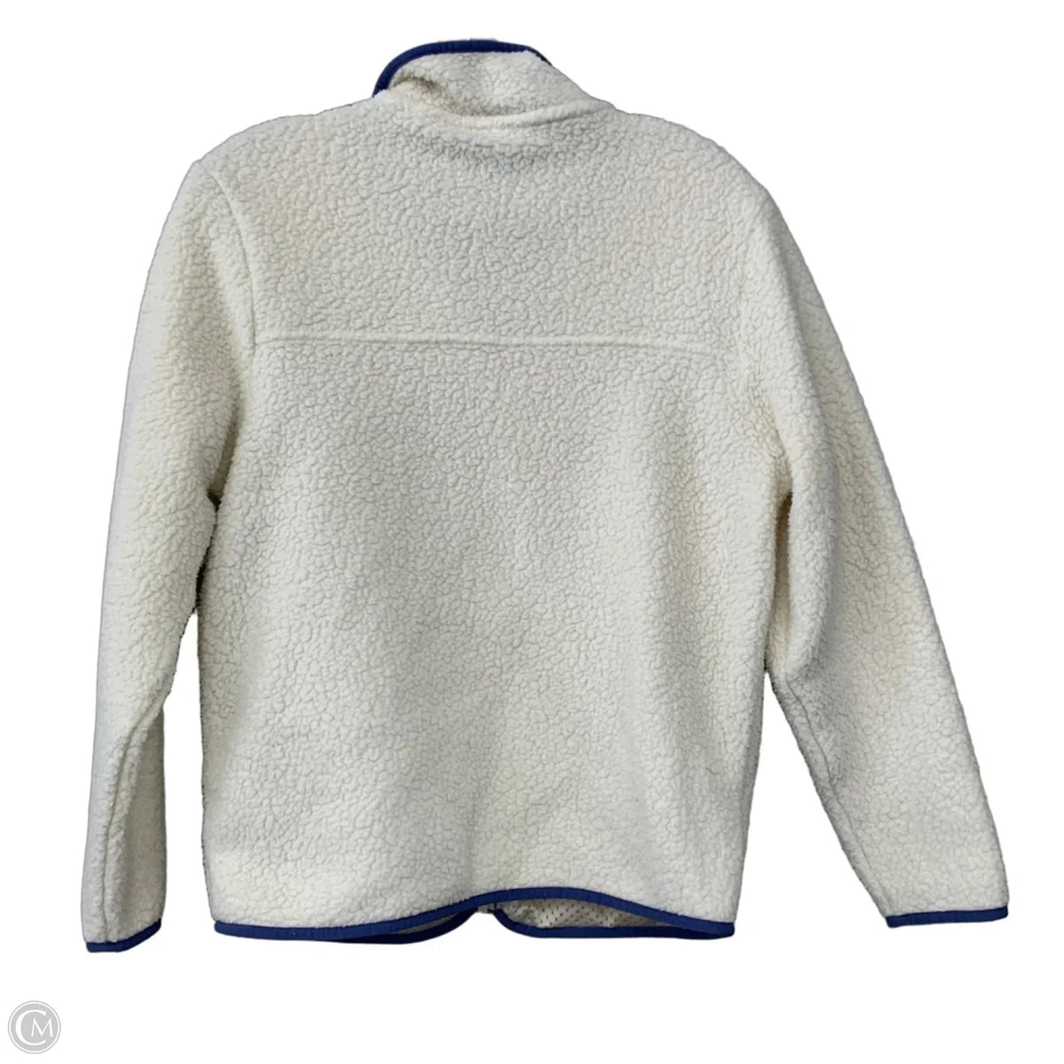 Jacket Fleece By Patagonia In Cream, Size: S