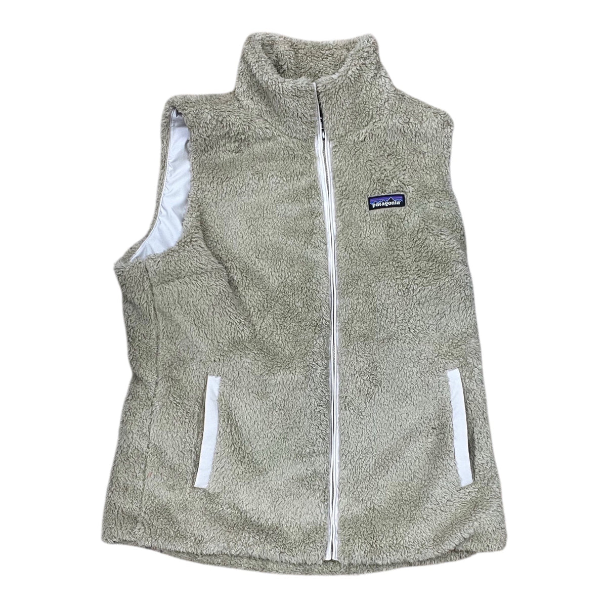 Vest Faux Fur & Sherpa By Patagonia In Tan, Size:Xl