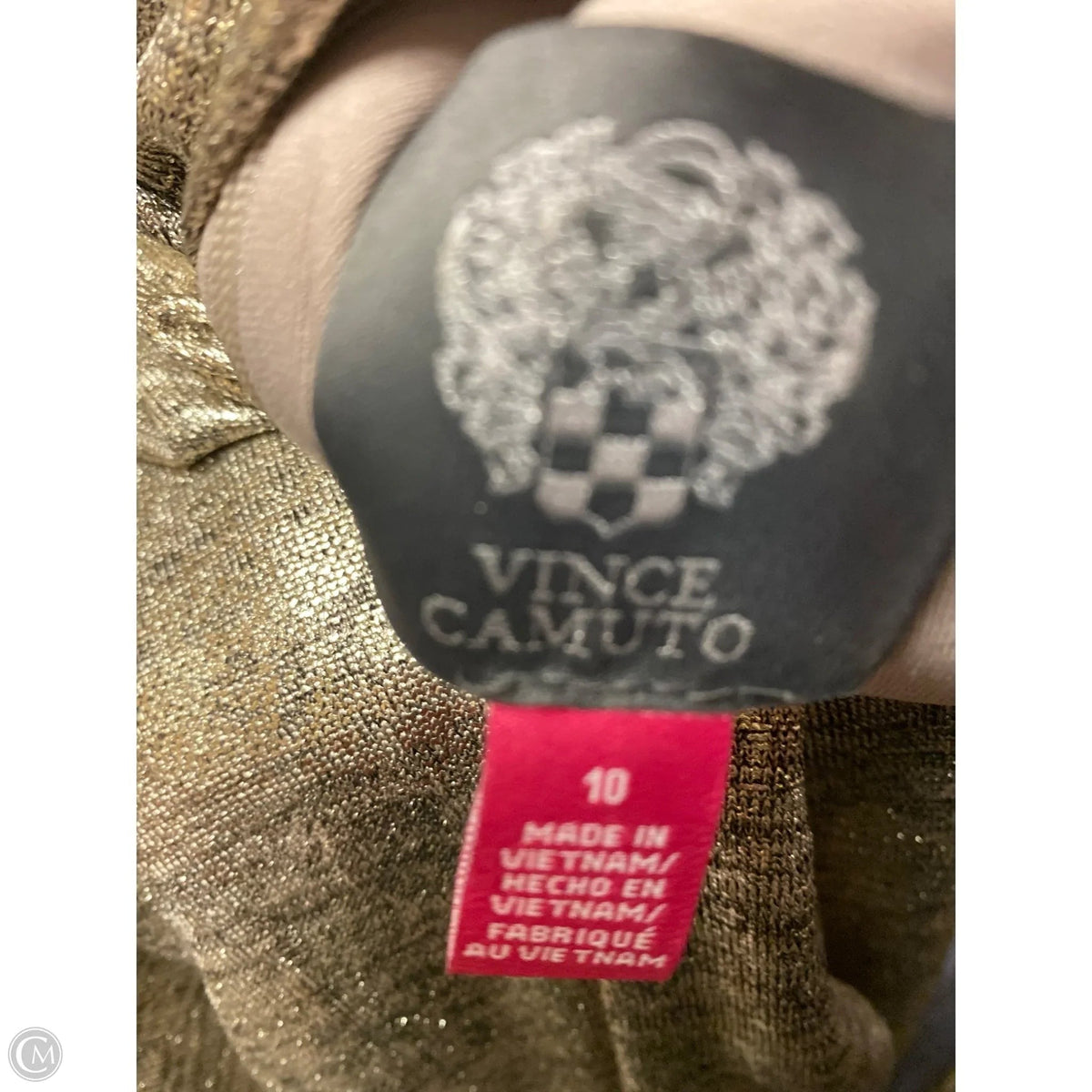 Jumpsuit By Vince Camuto In Gold, Size: M
