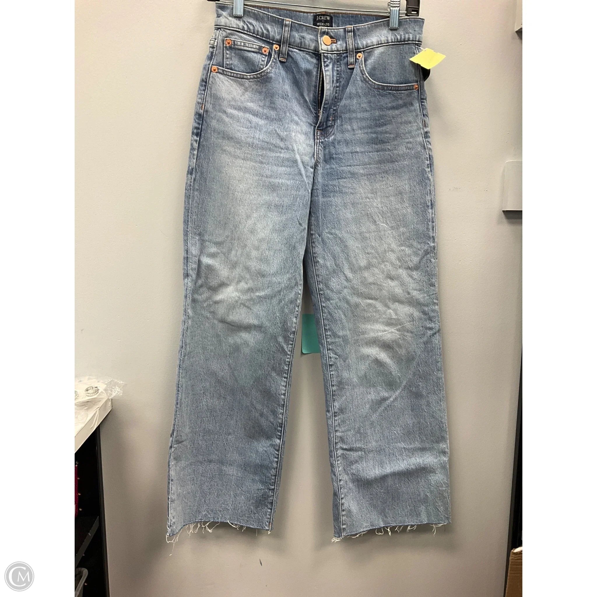 Jeans Wide Leg By Gap In Blue Denim, Size: 2