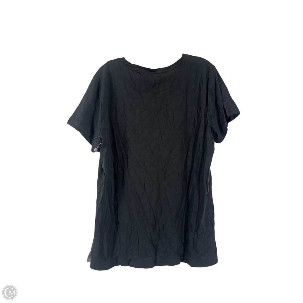 Top Short Sleeve By Madewell In Black, Size: Xl