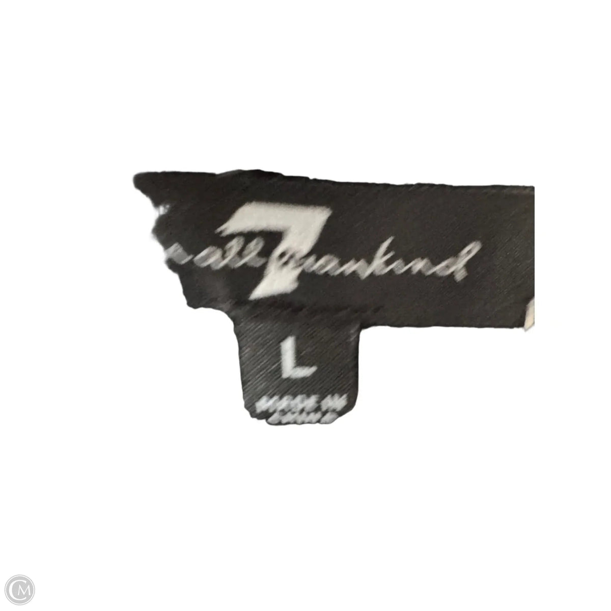 Sweater Short Sleeve By 7 For All Mankind In Black, Size: L