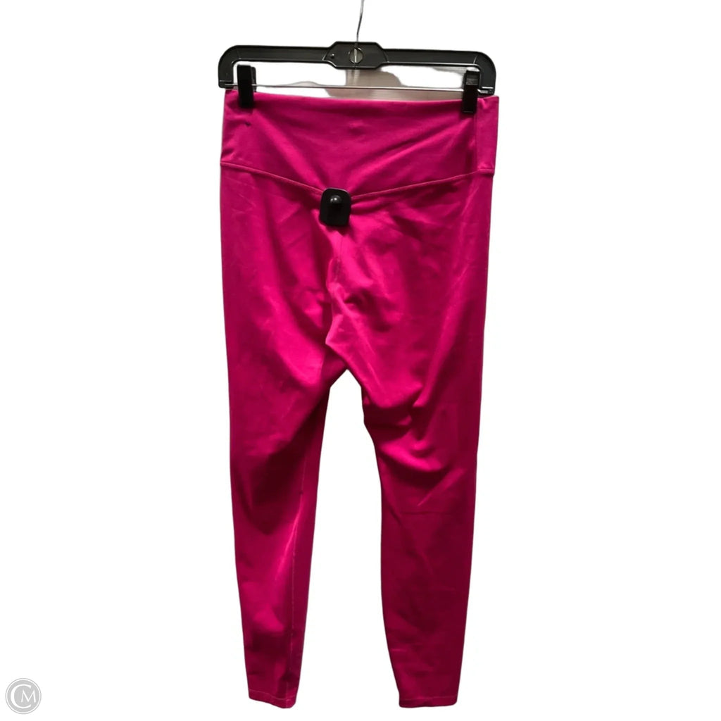 Athletic Leggings By Nike In Pink, Size: M