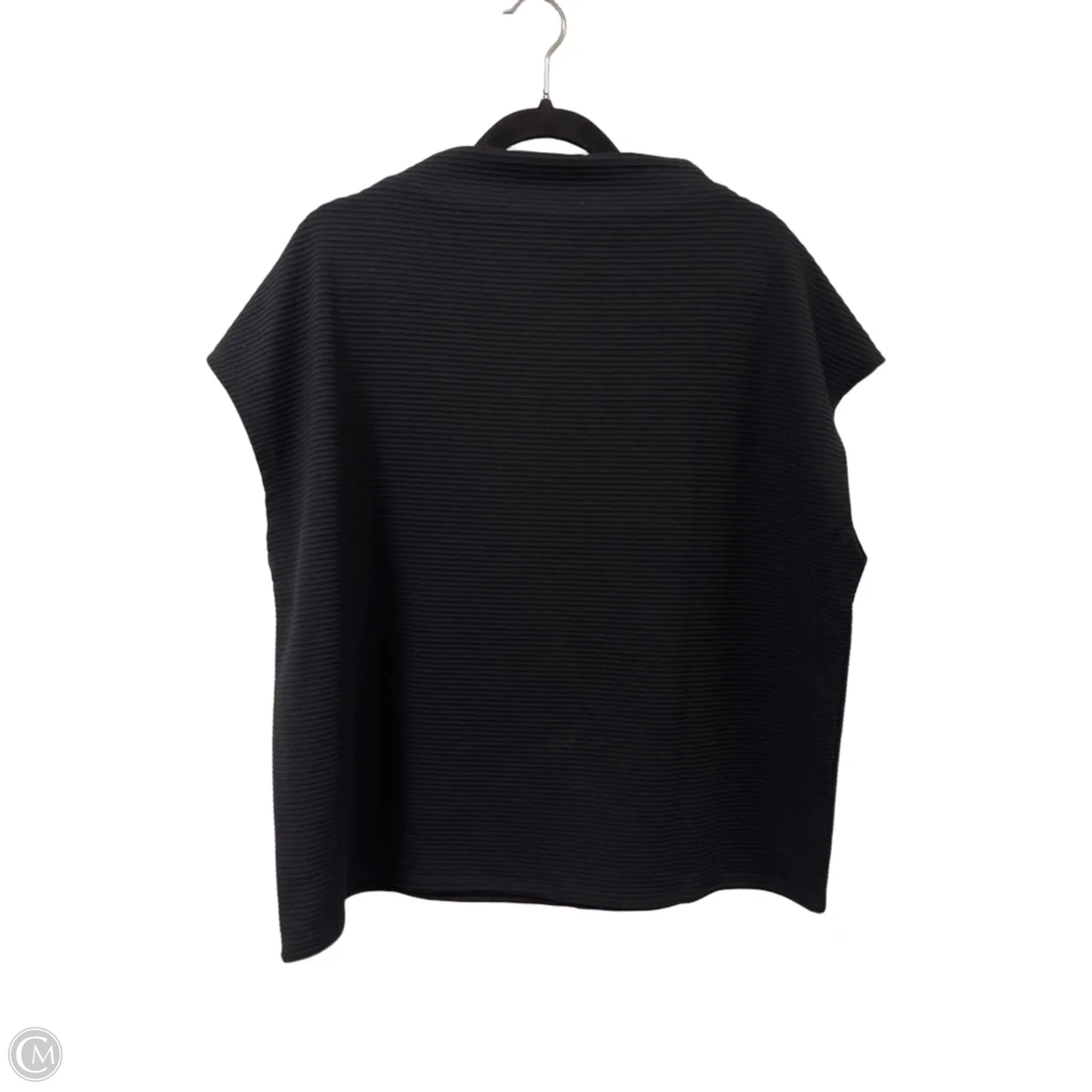 Top Short Sleeve By Investments In Black, Size: Xl