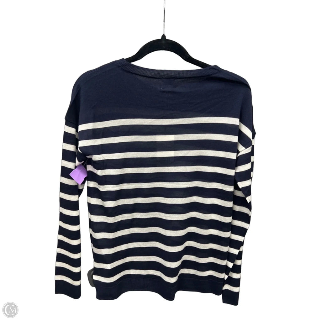 Top Long Sleeve By A New Day In Striped Pattern, Size: Xs