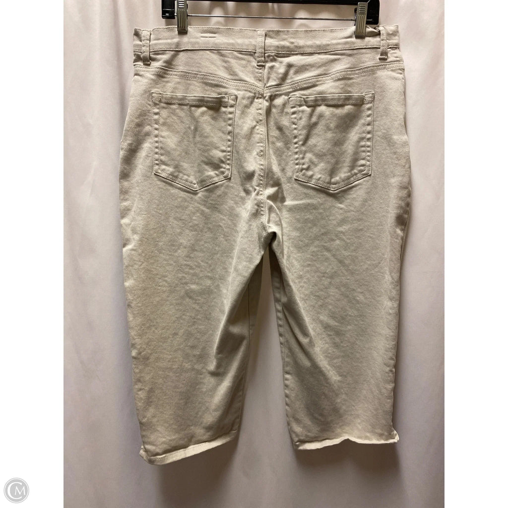 Capris By Gloria Vanderbilt In Beige, Size: 16