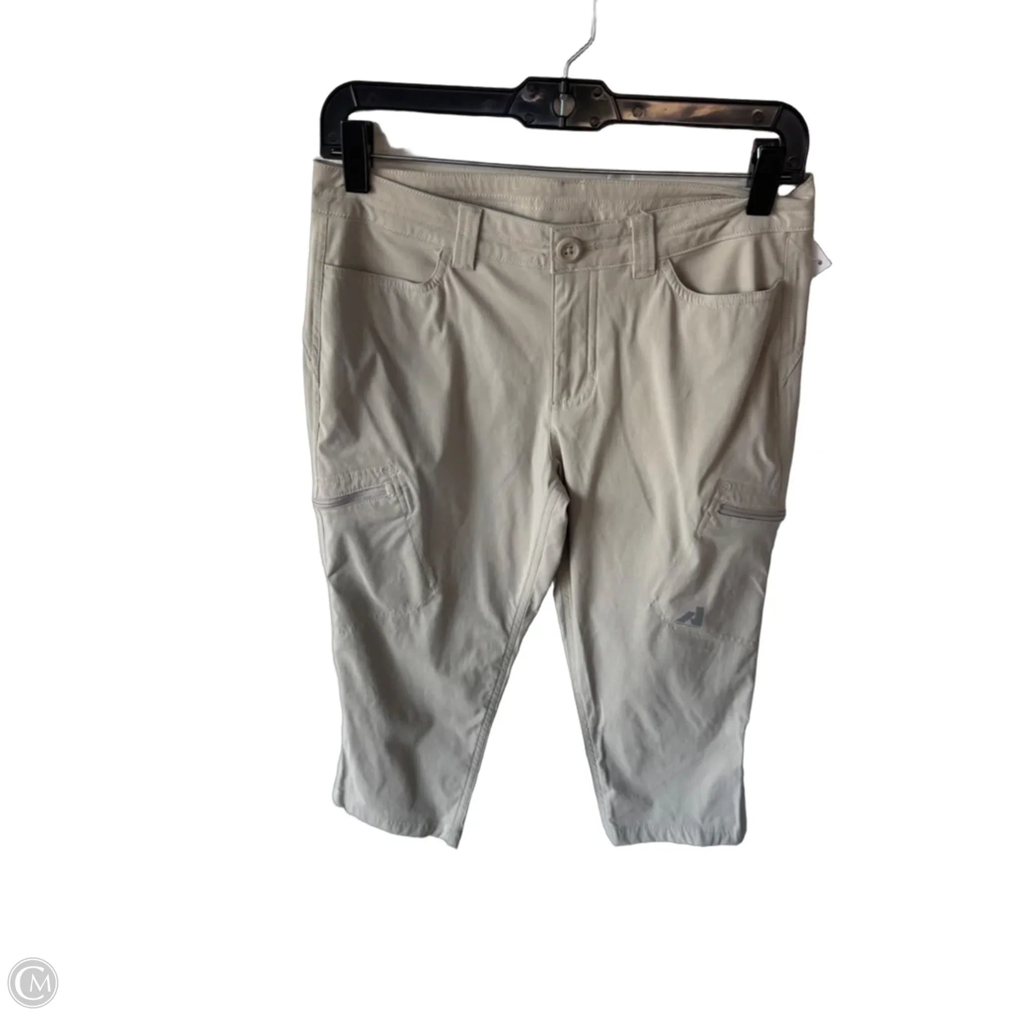 Athletic Capris By Eddie Bauer In Tan, Size: 2