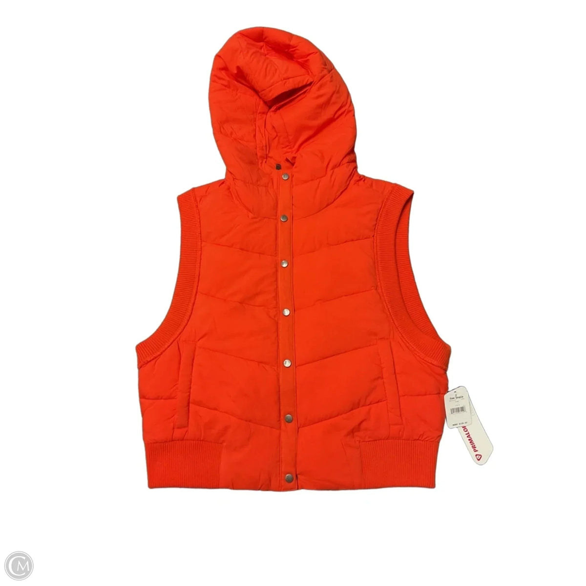 Vest Puffer & Quilted By Free People In Orange, Size: M