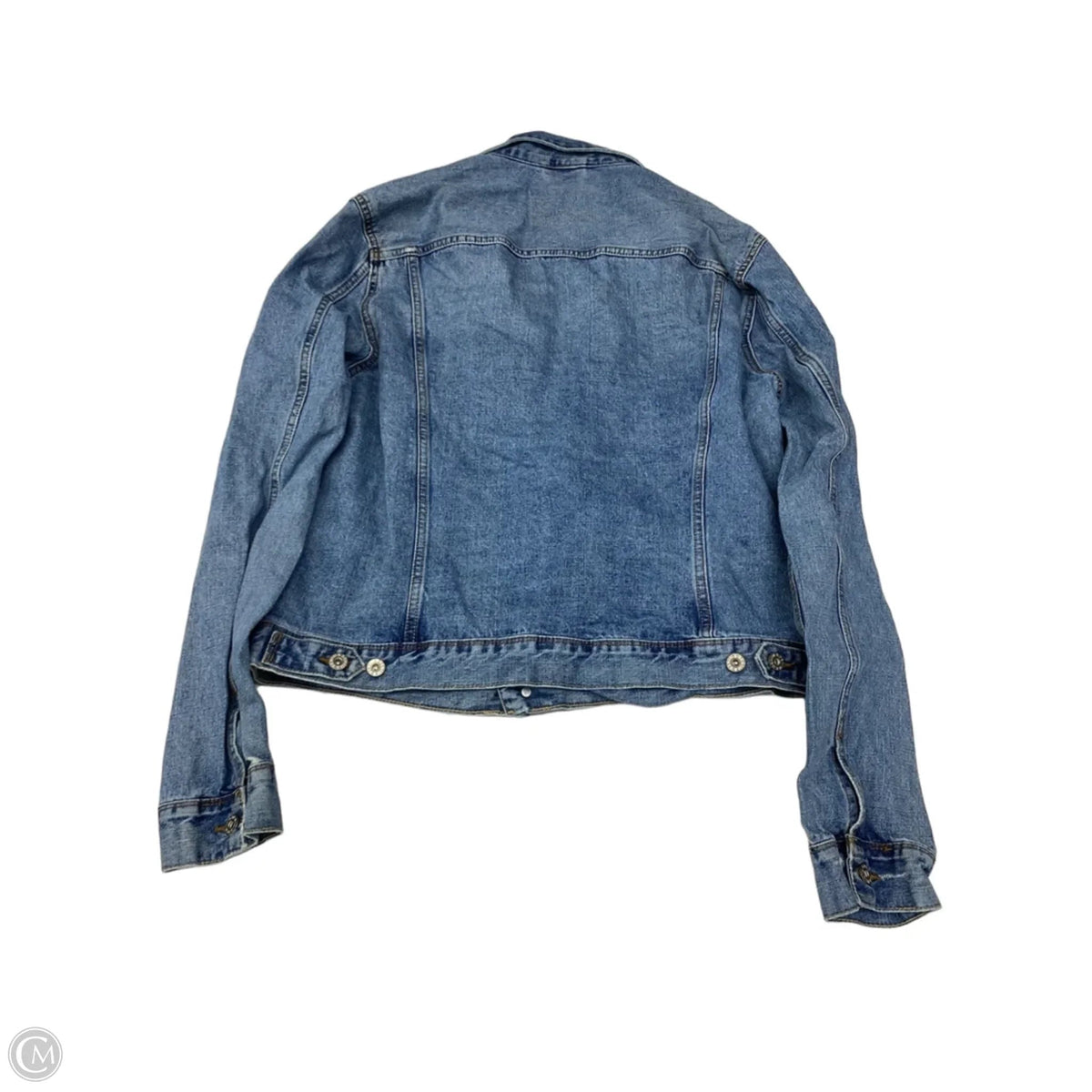 Jacket Denim By H&m In Blue Denim, Size: Xl
