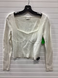 Top Ls By Abercrombie And Fitch In Cream, Size:M