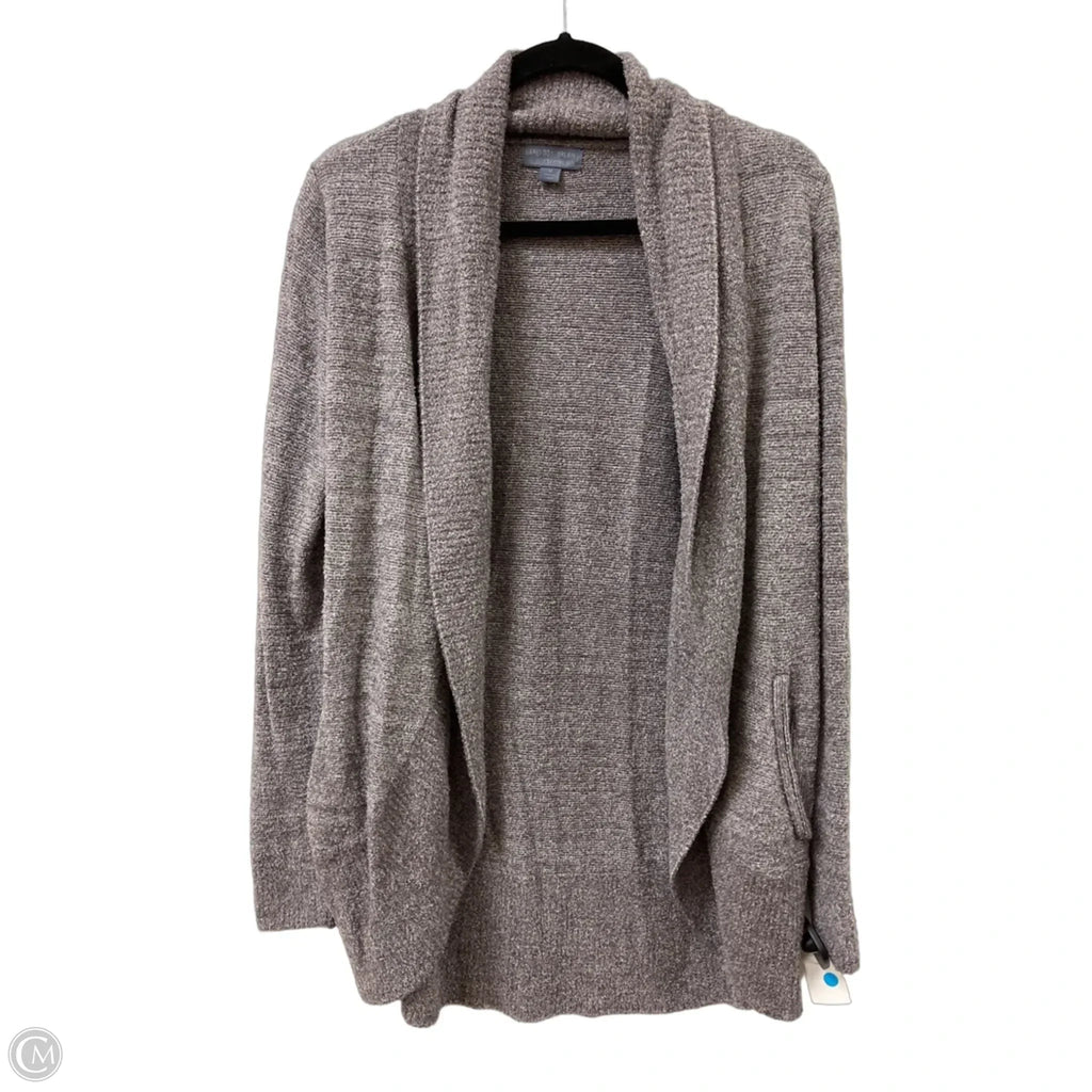 Sweater Cardigan By Barefoot Dreams In Grey, Size: M