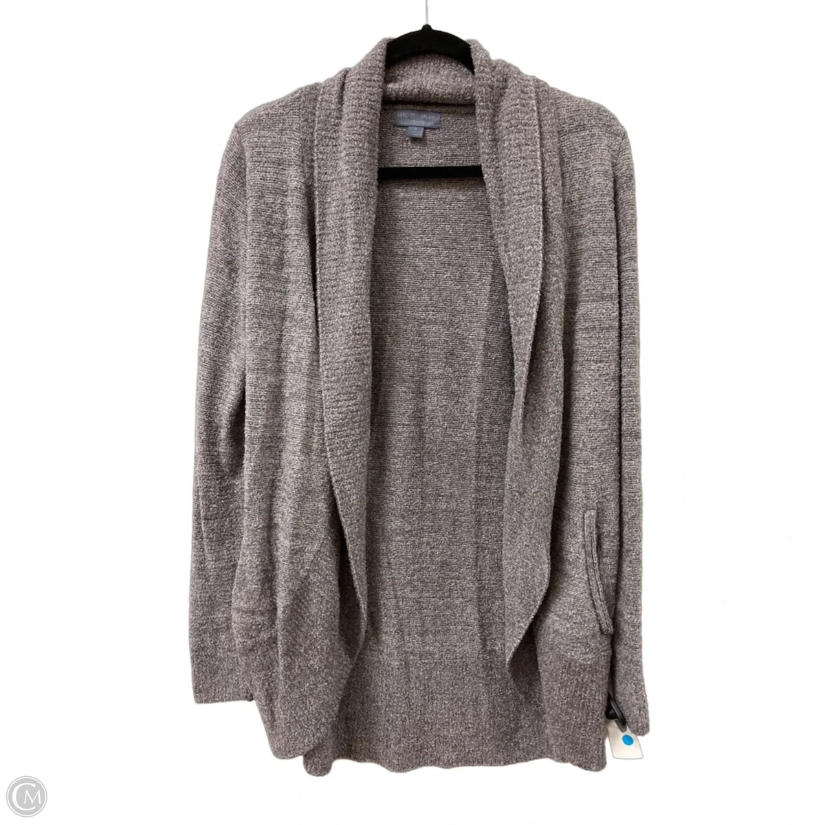 Sweater Cardigan By Barefoot Dreams In Grey, Size: M