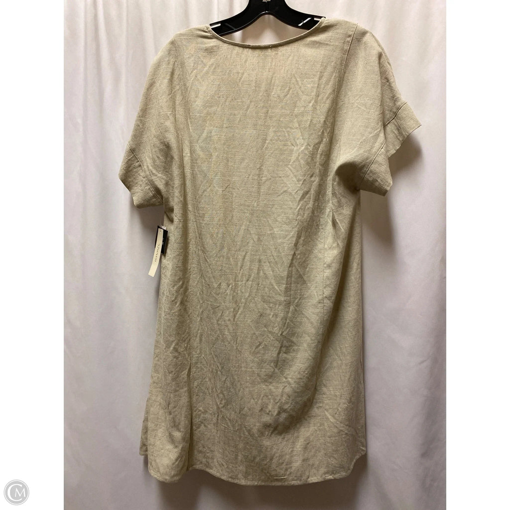 Dress Casual Midi By Clothes Mentor In Beige, Size: S