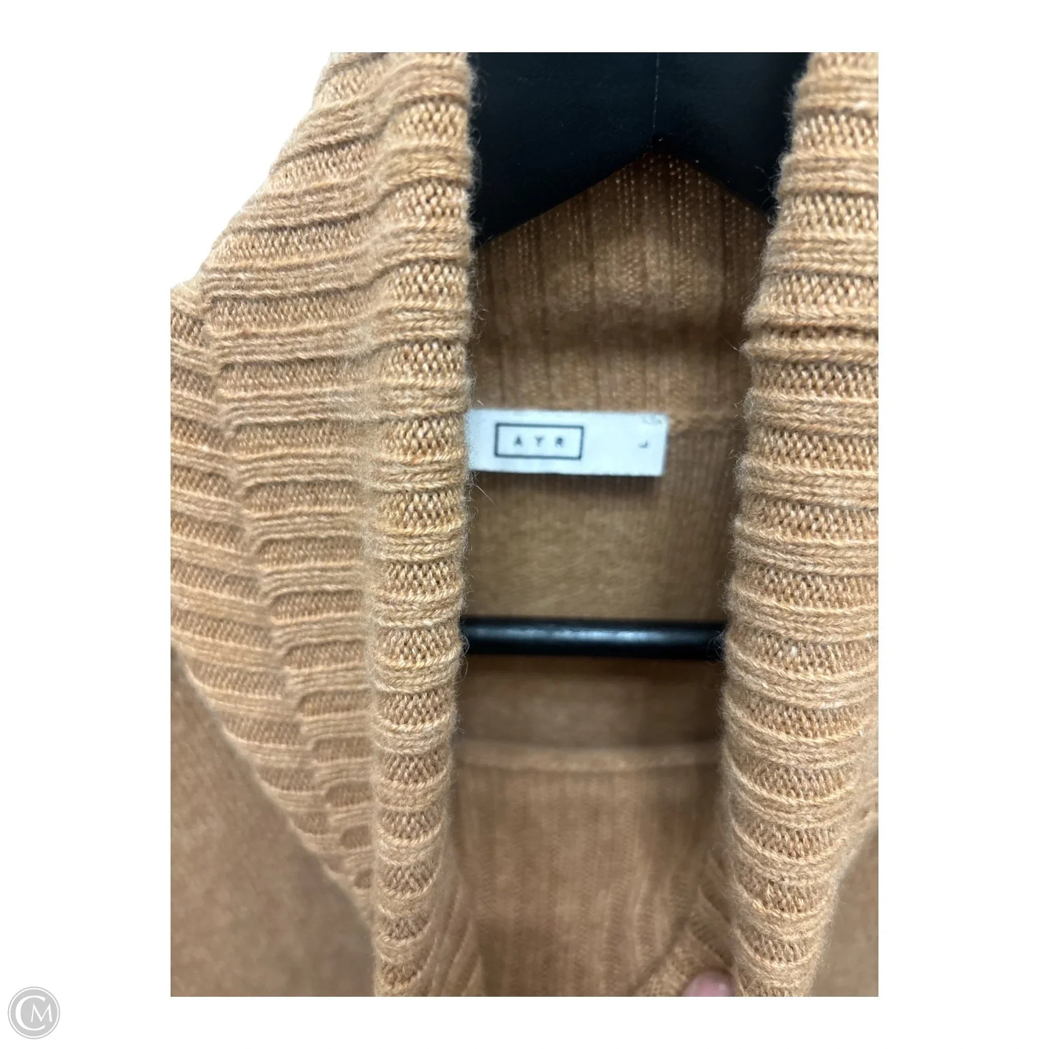Sweater Designer By Ayr In Tan, Size: L