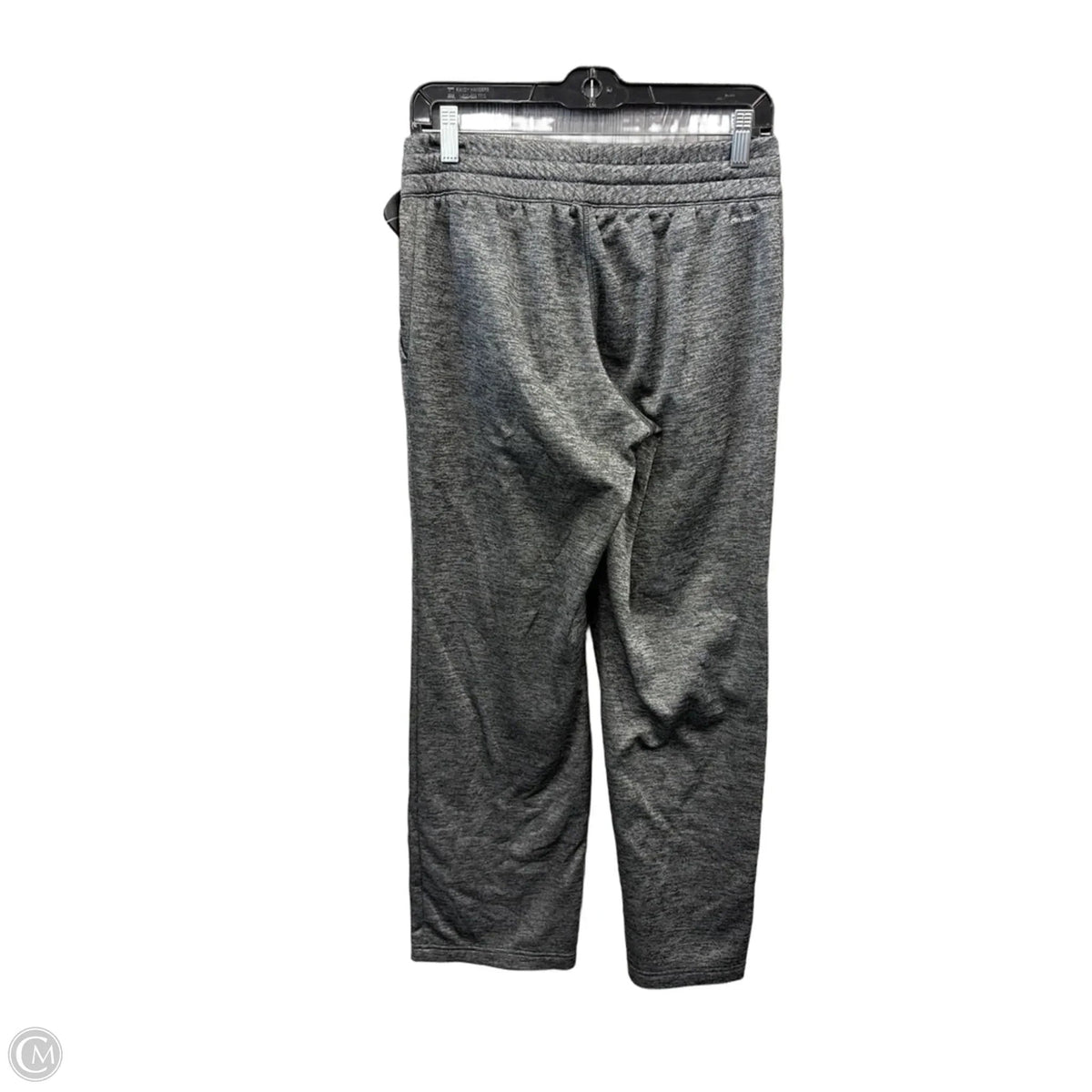 Athletic Pants By Adidas In Grey, Size: M