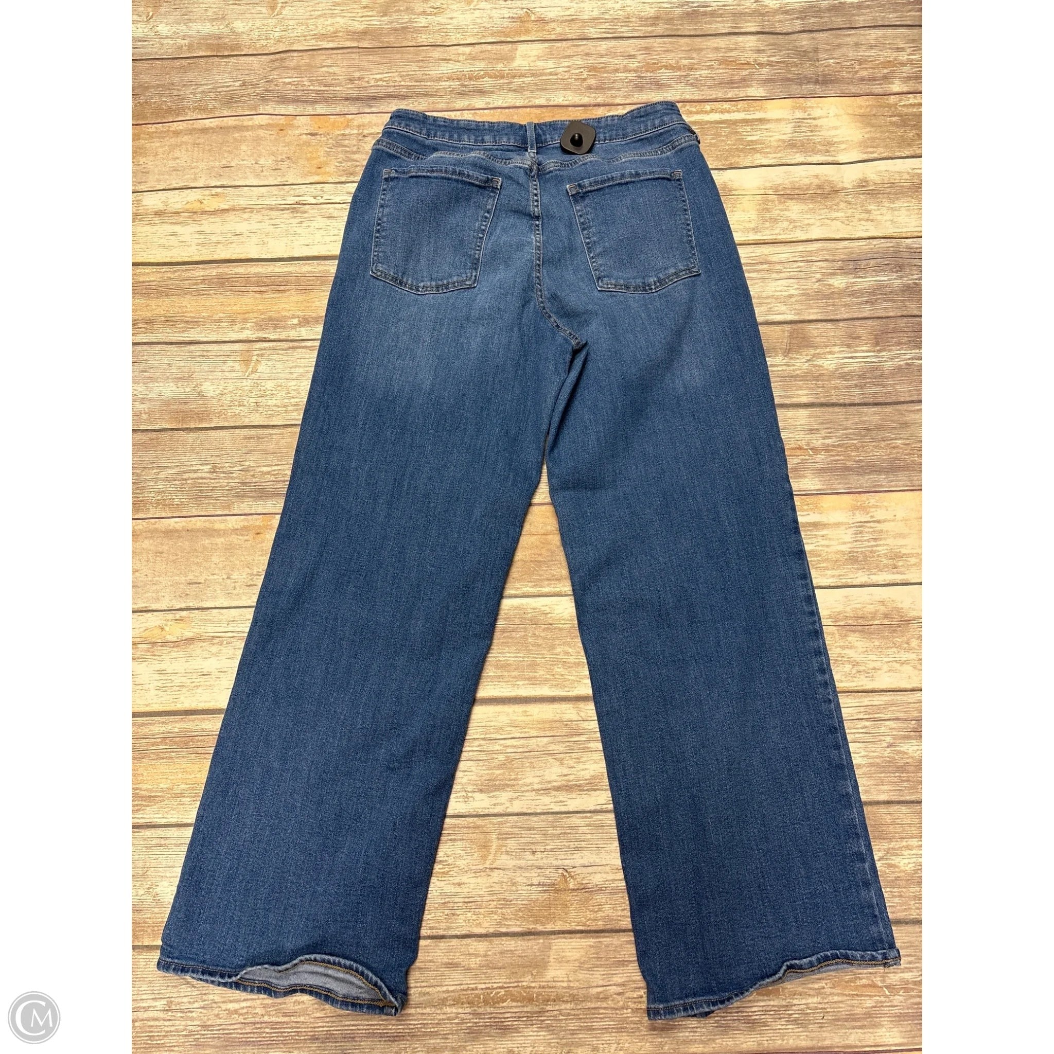 Jeans Wide Leg By Old Navy In Blue Denim, Size: 14