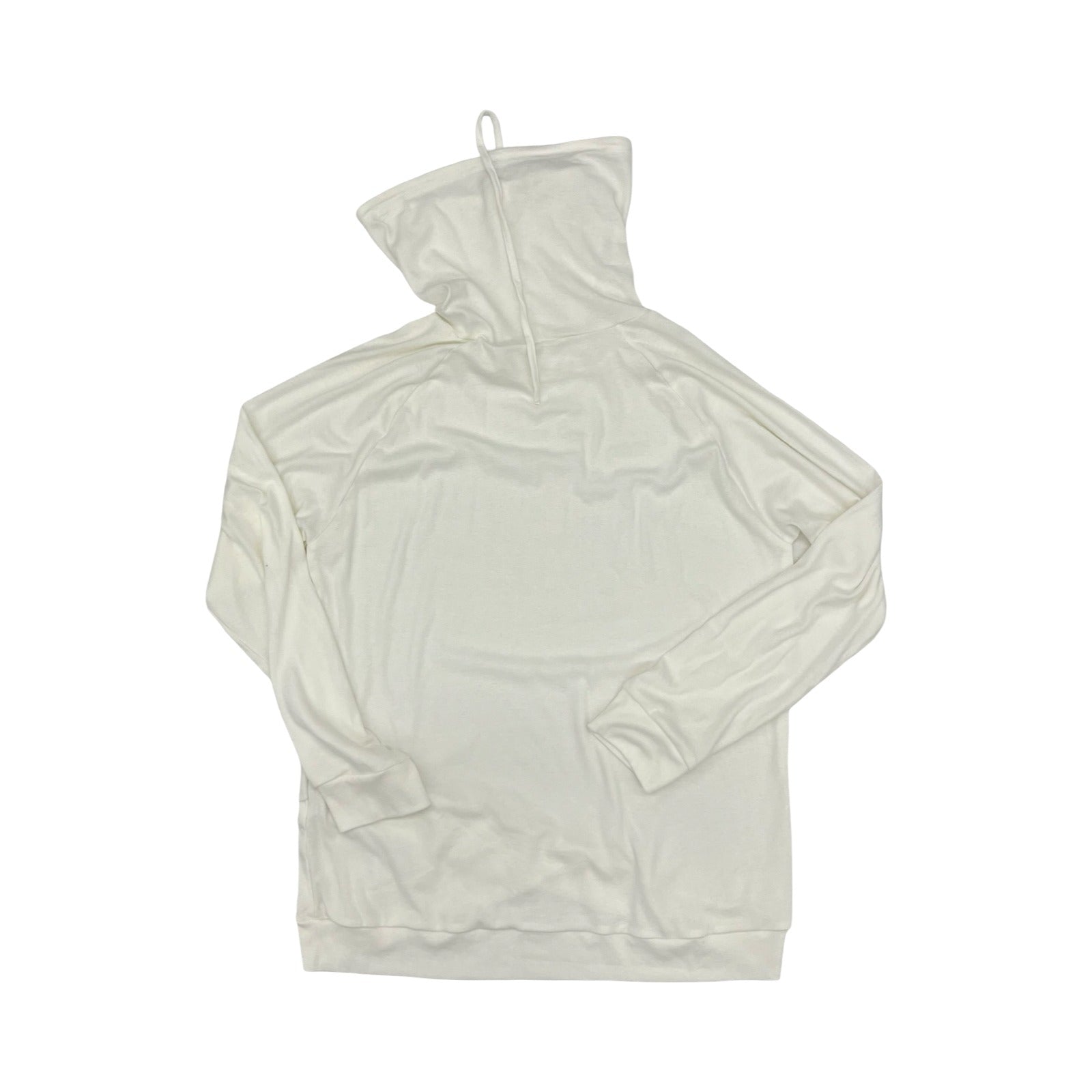 Sweatshirt Collar By Clothes Mentor In Cream, Size:L