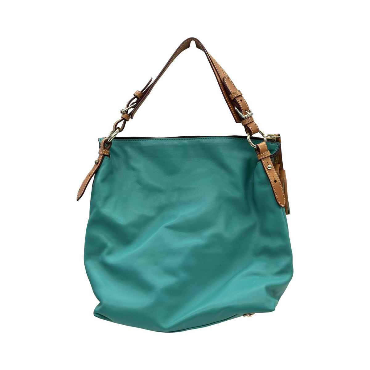 Handbag Designer By Dooney And Bourke In Teal, Size:Large