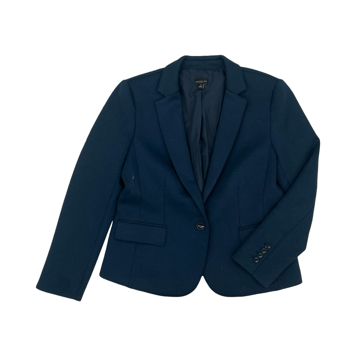 Blazer By Ann Taylor In Navy, Size:10