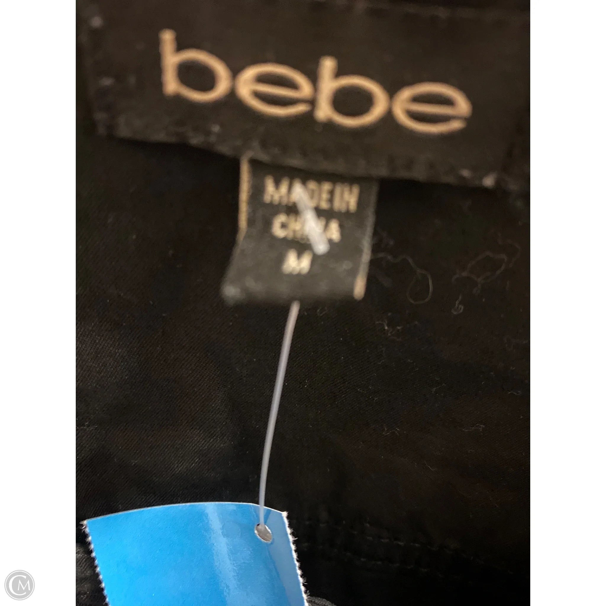 Jacket Shirt By Bebe In Black, Size: M
