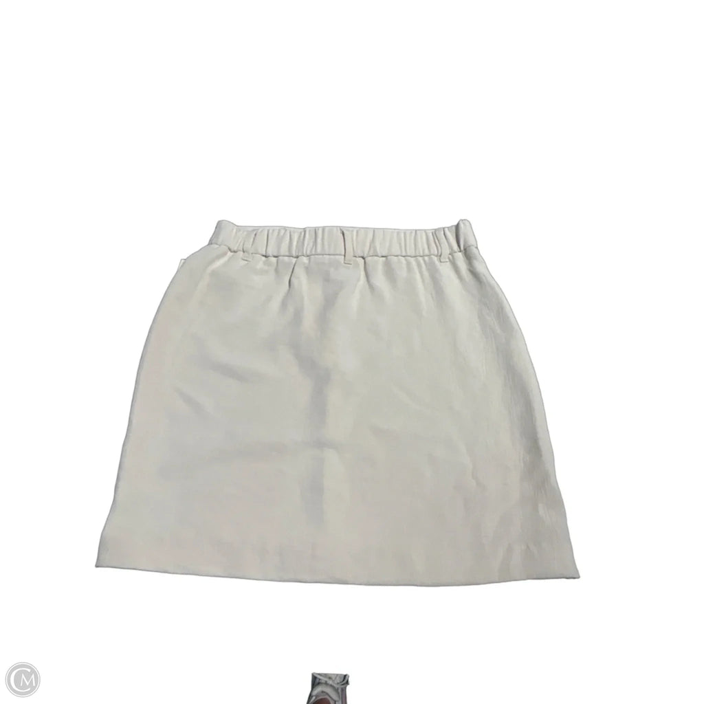 Skirt Mini & Short By A New Day In Cream, Size: S
