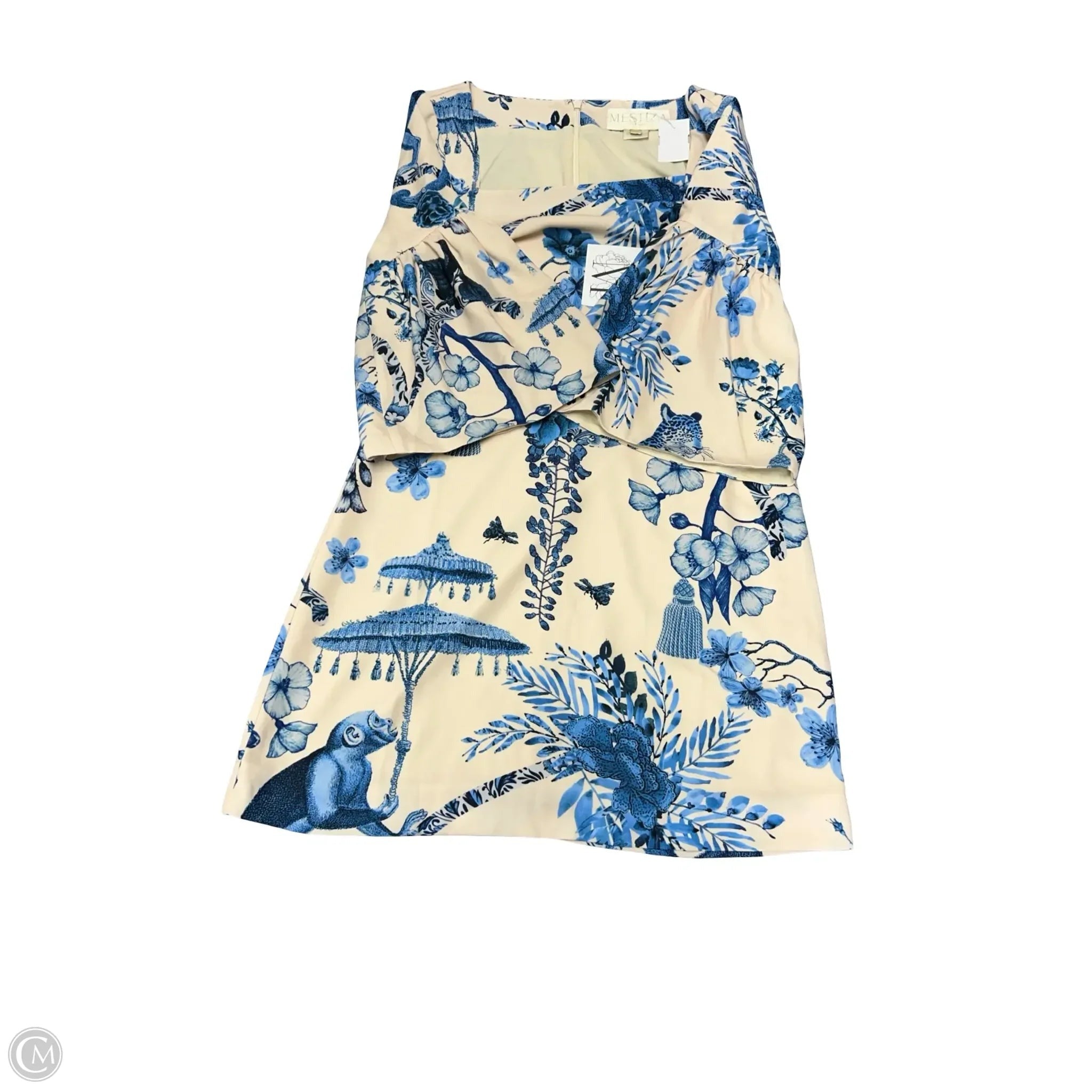 Dress Party Short By Cma In Blue & Cream, Size: Xs