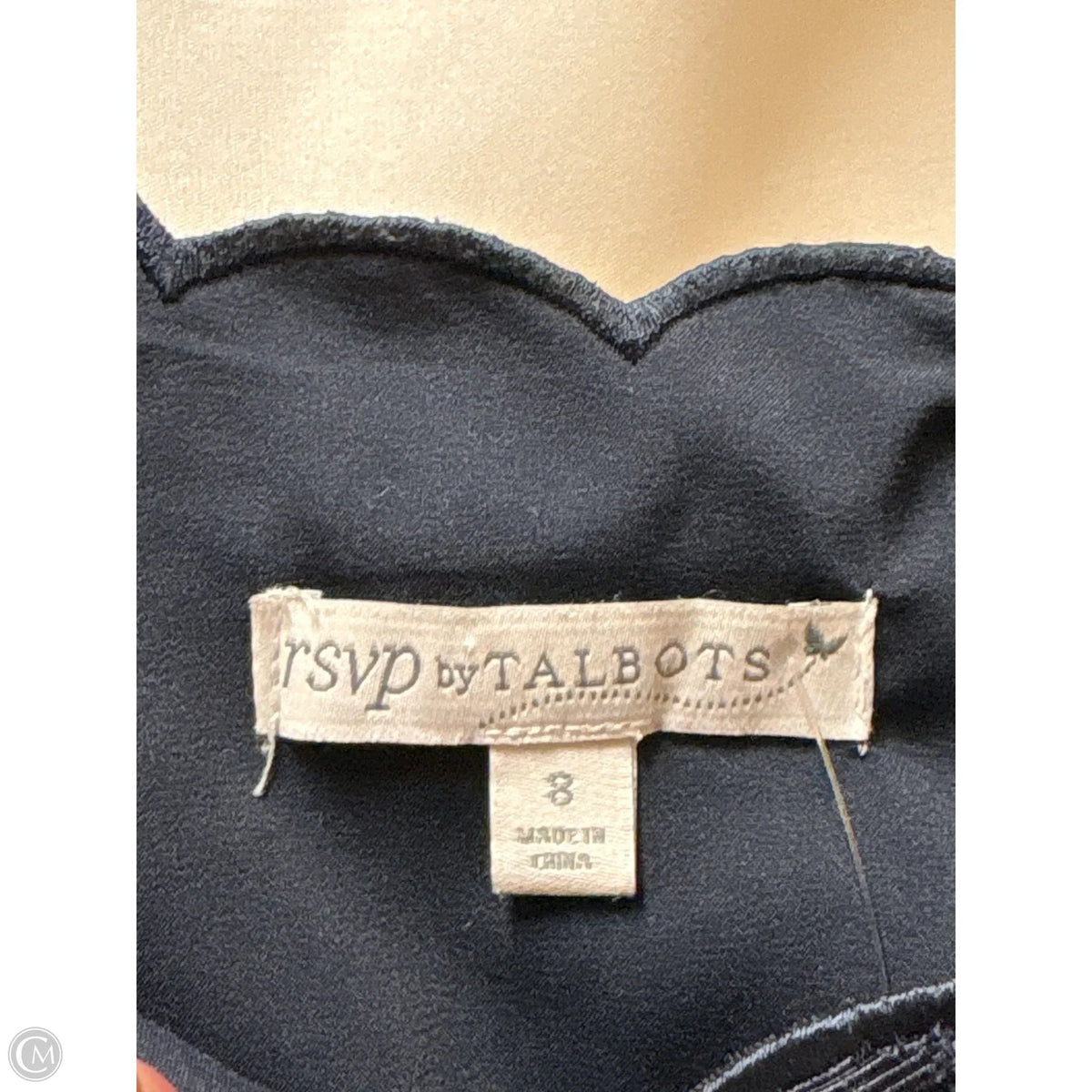 Dress Casual Midi By Talbots In Navy, Size: M