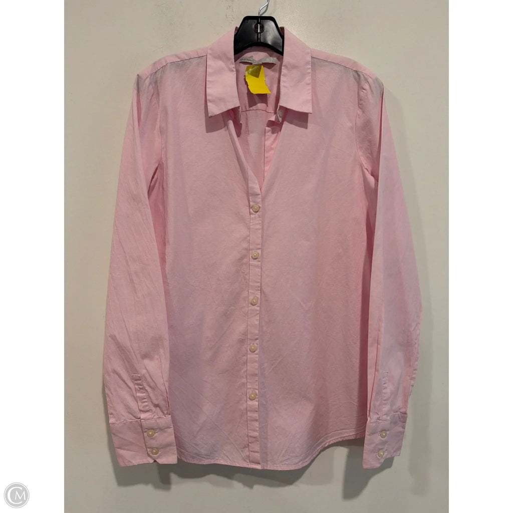Top Long Sleeve By Old Navy In Pink, Size: M