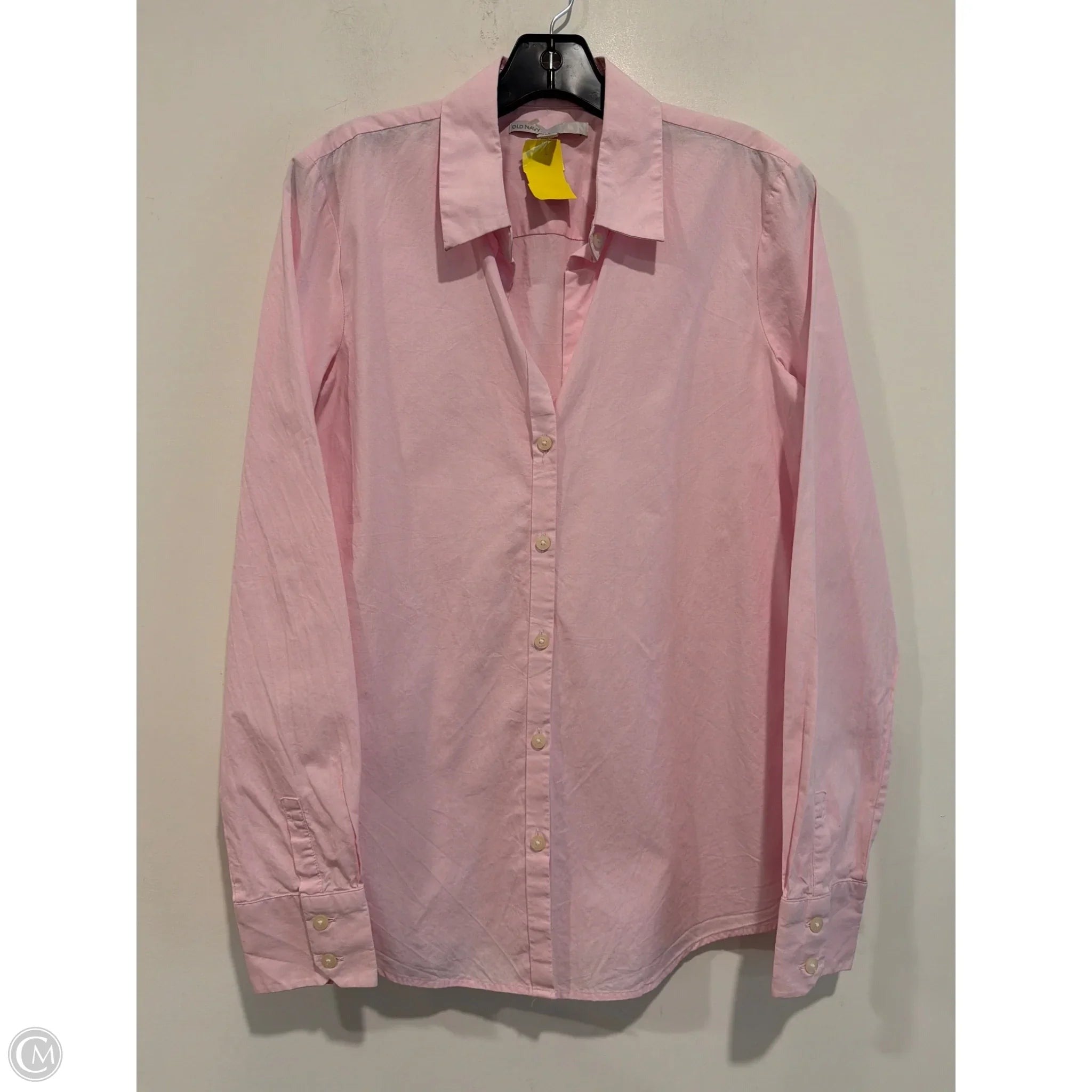 Top Long Sleeve By Old Navy In Pink, Size: M