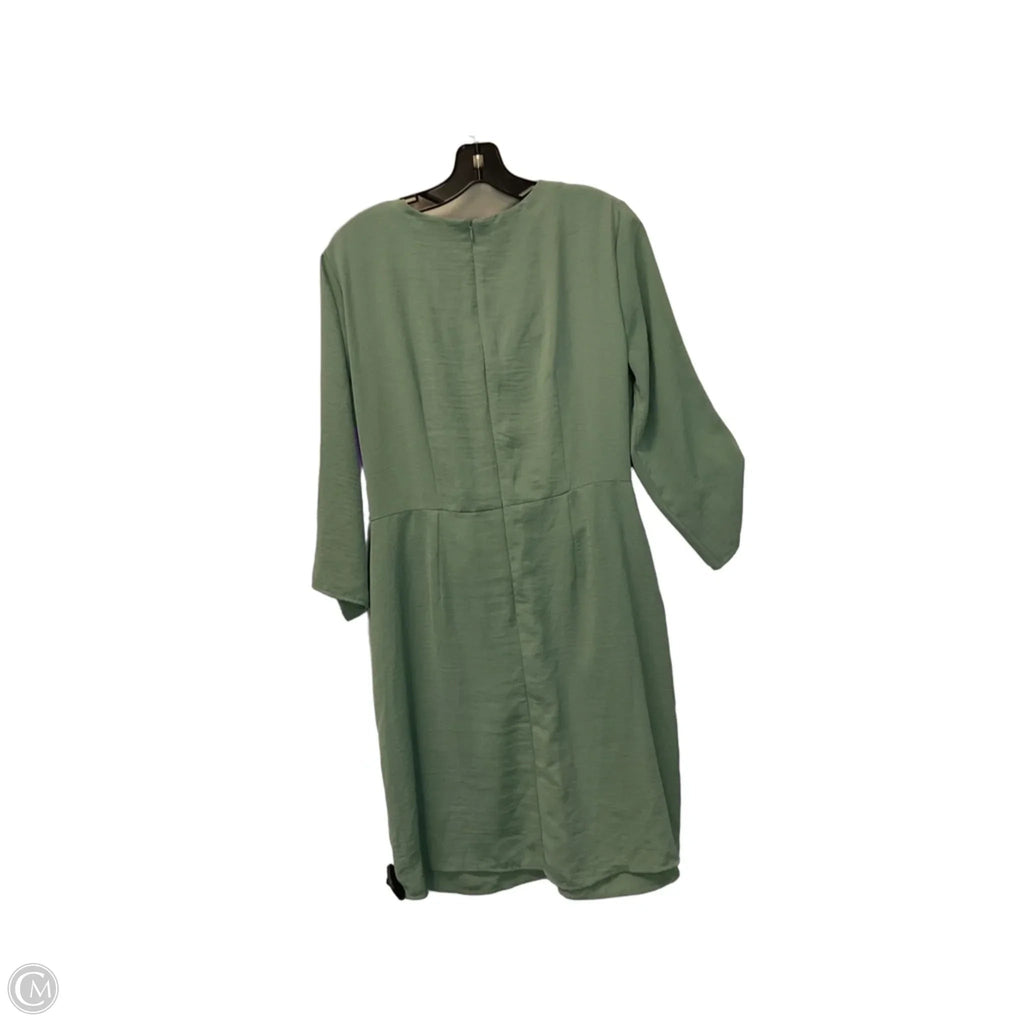 Dress Casual Midi By Cato In Green, Size: M