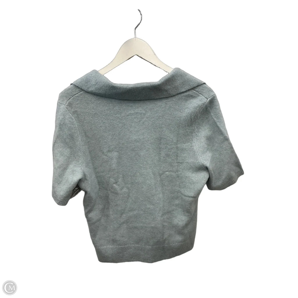 Sweater Short Sleeve By Abercrombie And Fitch In Blue, Size: L